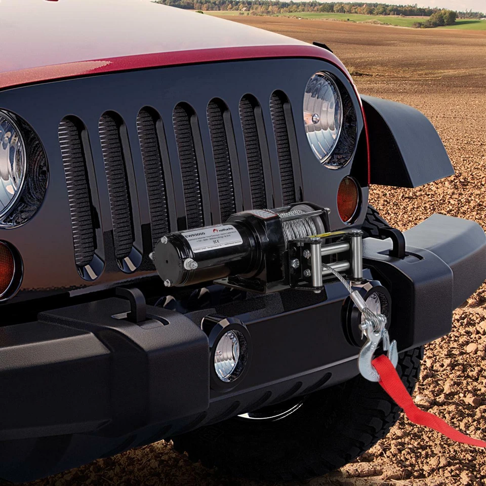 ROTFUCHS® Elektrische Seilwinde 12V 1360KG Elektrowinde Motorwinde Offroadwinde - Bild 2 von 4