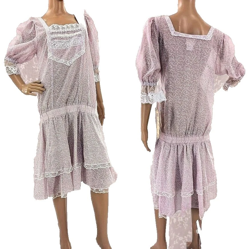 Gunne Sax Polyester 1970s Vintage Dresses for Women