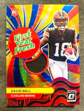 2022 Panini Donruss Optic David Bell Rookie RC First Year Fresh Jersey Card Mint. rookie card picture