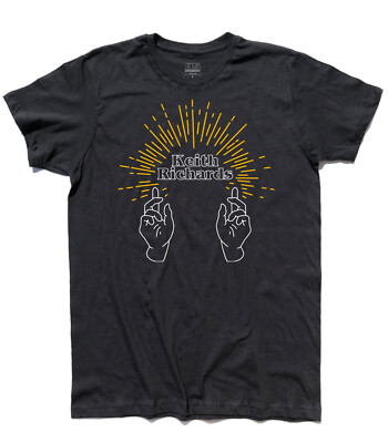 T-Shirt Für Männer Inspiriert Von Keith Gitarrist Happy