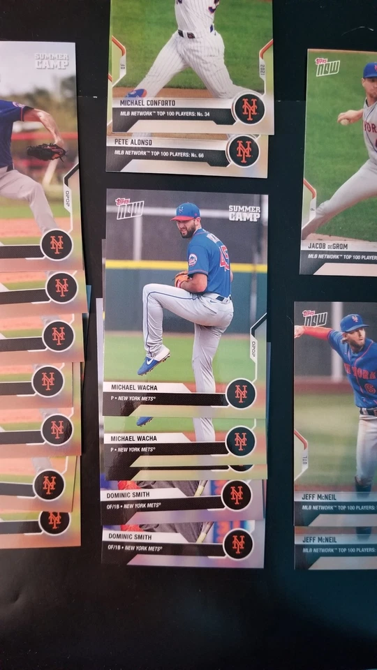 Topps Now Summer Camp New York Mets Plus 2020 2021 MLB Top 100 lote ¡Leer!! Foto 4 de 4