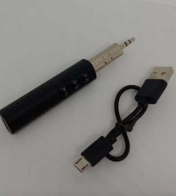 Bluetooth Receiver Audio AUX Adapter with Microphone 
