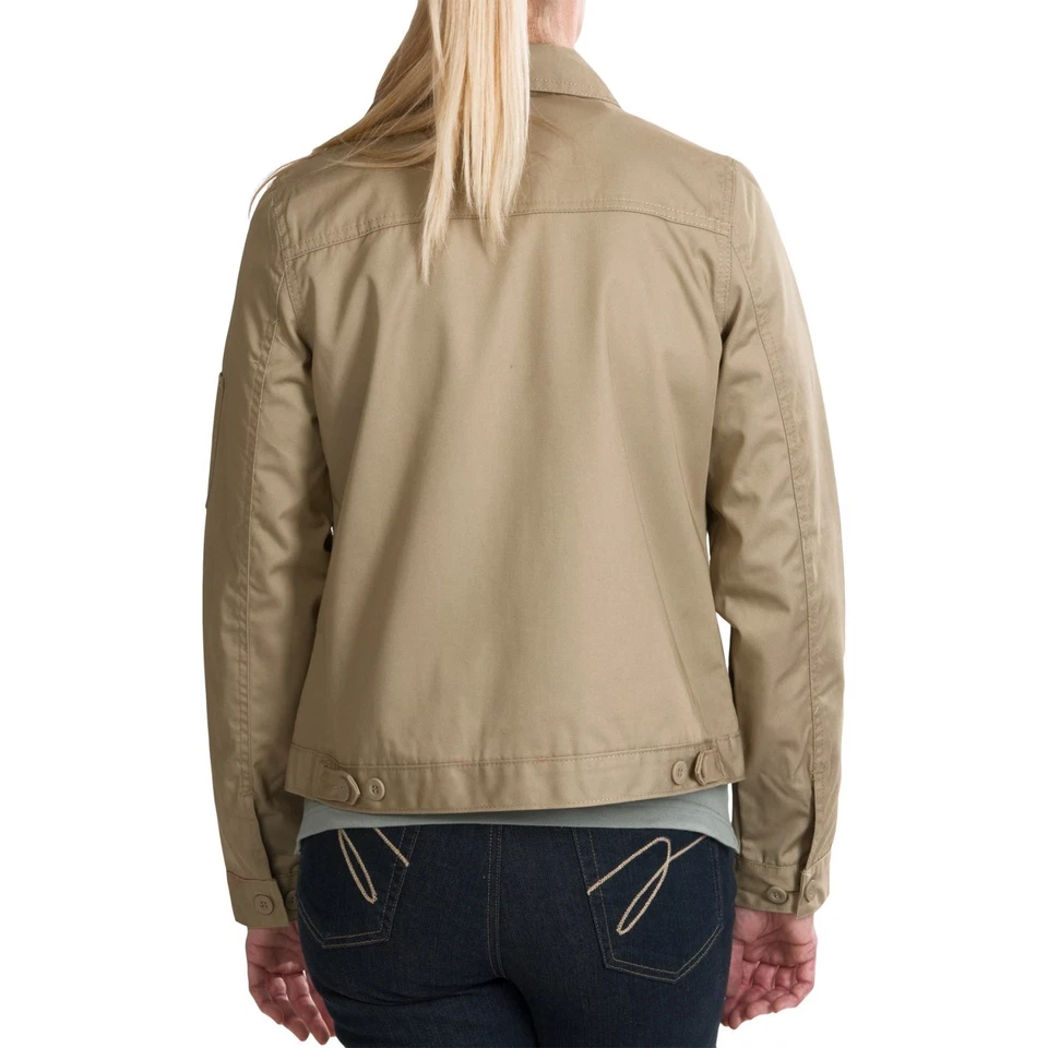 Dickies Womens Jacket Large Desert Sand Cotton Poly Twill Work Uniform Heritage - Image 3 of 4