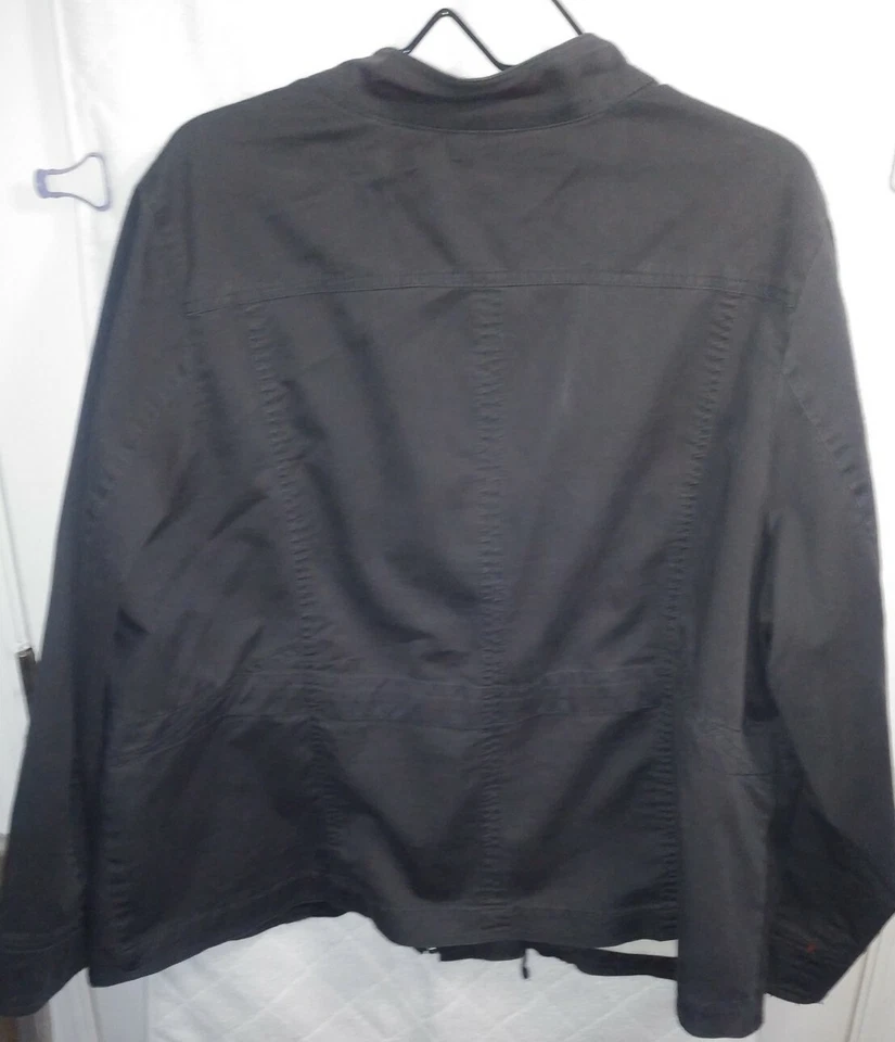 Lane Bryant Green Military Syle Jacket EUC SIZE 22/24 - Image 3 of 4