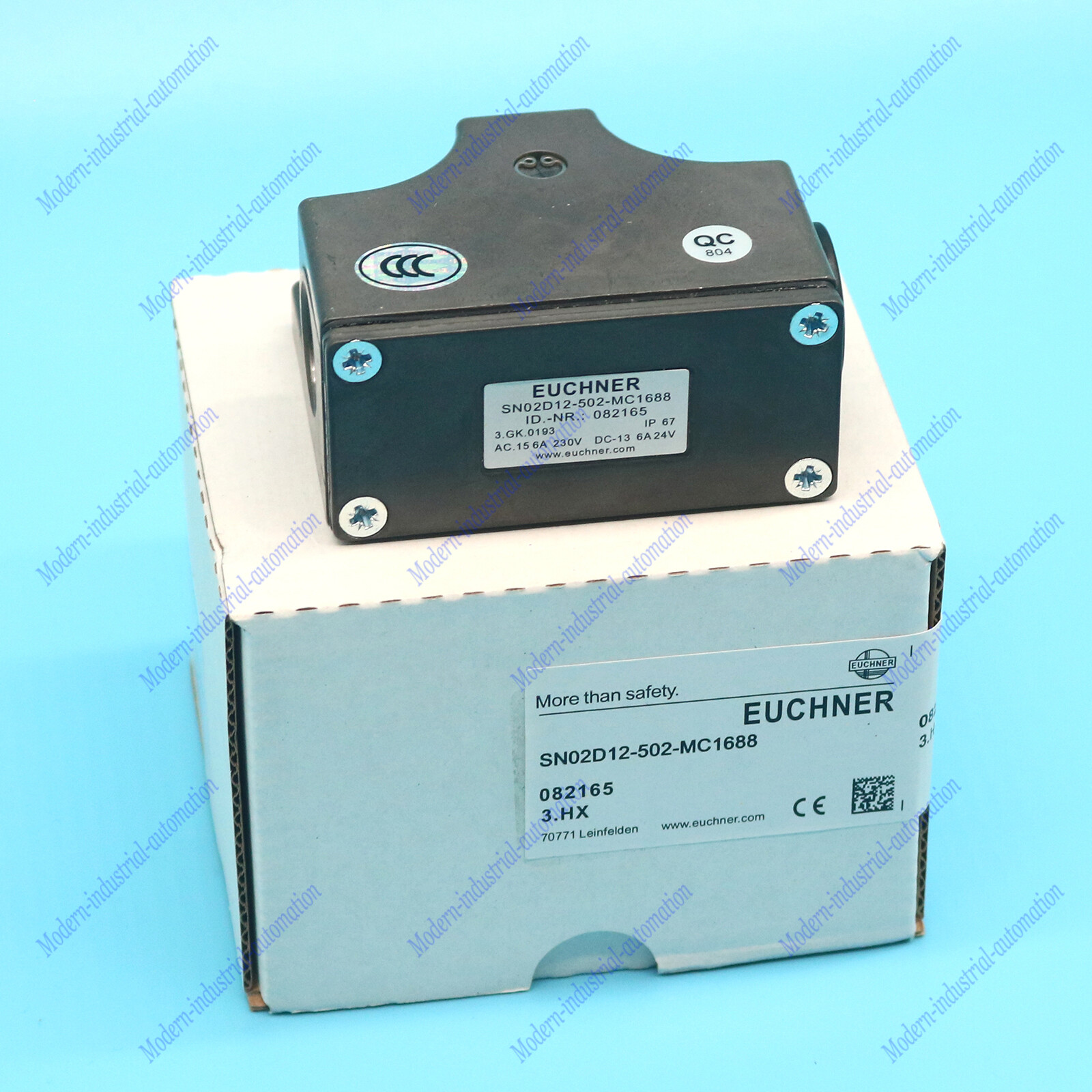 Interruttore Limite Euchner Interruttore Di Finecorsa EUCHNER SN02R12-502-M - Nuovo, Per PLC, 1 Pezzo Sensore Finecorsa PLC
