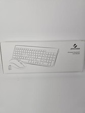 Joyaccess KB2US Silver White 2.4G Compact Wireless Keyboard And Mouse
