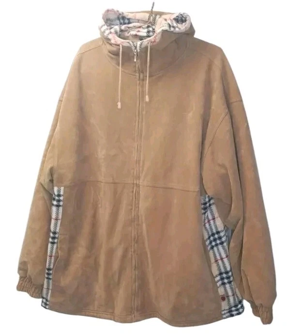 Chaqueta De Colección Años 90 Streetwear Hip Hop Imitación Gamuza Cremallera 2X Tobillo Cremallera Joggers Vellón Y2k Foto 2 de 4