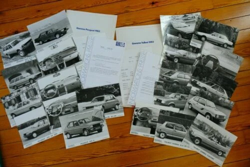 Brochure de vente automobiles Peugeot
