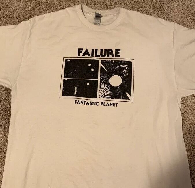 2 sided Failure Fantastic Planet Rock band t-shirt, white 2 sided Failure Fantastic Planet Rock band t-shirt, white