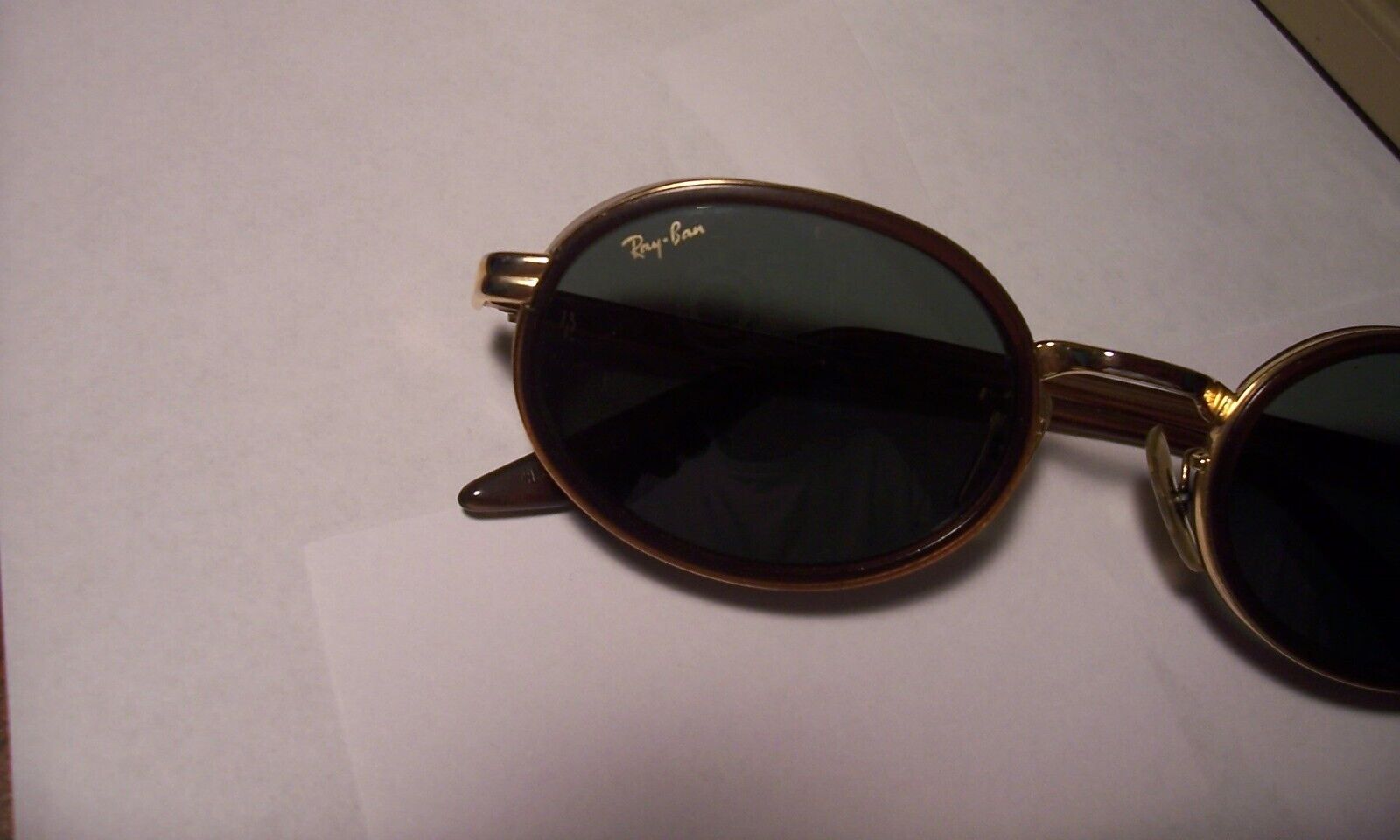 Women's Vintage Ray Ban Oval Sunglasses - image 7