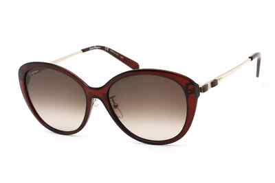 Salvatore Ferragamo SF 973SA 606 Sunglasses Red Frame Brown  display picture 1