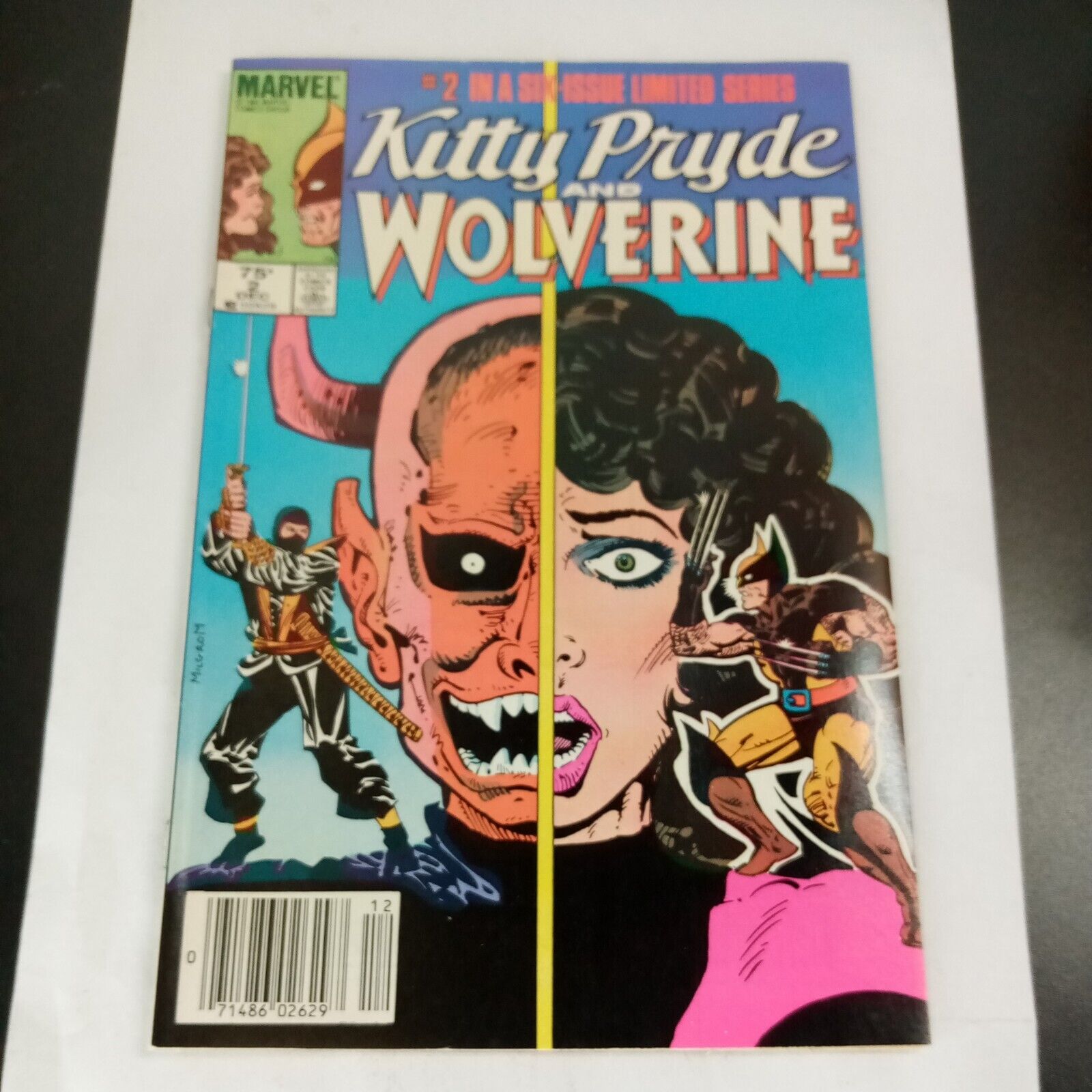 Marvel Comics Kitty Pryde And Wolverine #2 In Limited Series Dec. 1984