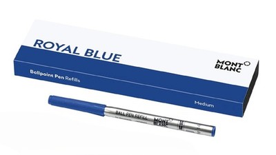 1x EINZEL Montblanc Ersatz KugelschreiberMine Ballpoint M blau/royalblue Refill