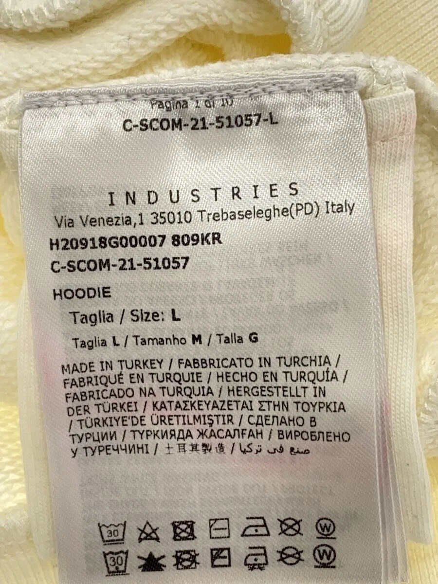 Felpa con cappuccio MONCLER L cotone bianco tinta unita h20918g00007 809kr usata