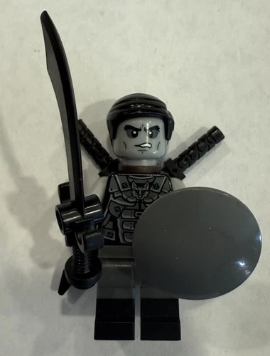 2017 Lego Ninjago Shade Minifigure 853687 Elemental Master Shadow Scimitar Sword