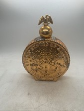 Avon - Twenty Dollar Gold Piece Decanter Vintage Windjammer After Shave - Empty