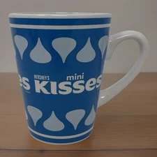 Hershey Kisses Coffee Mug Mini Blue Cup Hot Chocolate Tea Galerie Collectible