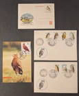 Hungary - Birds - Nice lot of 4 FDC, VF.