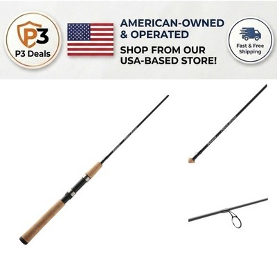 Durable Micro Spinning Rod 5.5' - Perfect for Bass with Stainless Steel Guides