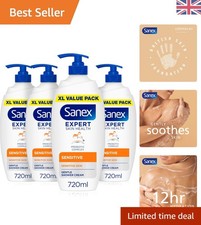 Gentle Dermatologist Tested Shower Gel - 4 Pack of 720ml for Sensitive Skin 7.55 per litre
