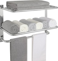 Towel Rack for Bathroom, DEWVIE 22 Inch Tower Holder with Tower Bars, SUS 304