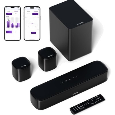 5.1ch Sound Bar with Subwoofer, Home Theater Virtual Surround Sound System fo...