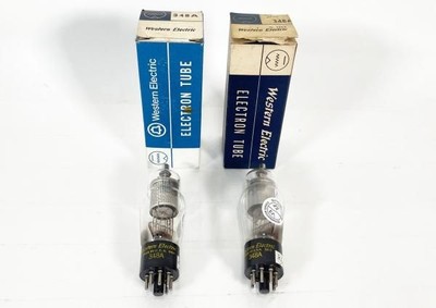 Vintage Western Electric 348A Set Of 2 Vacuum Tube Audio Equipment With Box