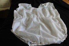 adult baby stag do romper white satin