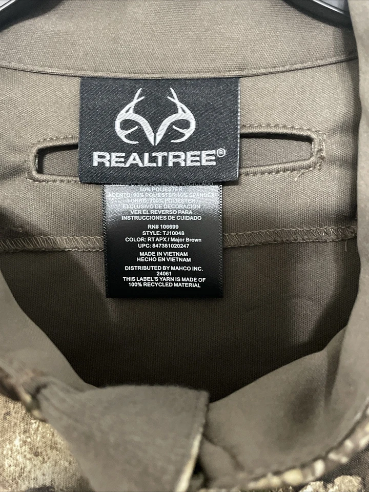Realtree Edge Scent Factor Mid-Layer Jacket Men's Size L/G Hunting Winter NWT HE - Image 2 of 4