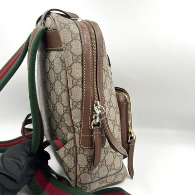 HJ Gucci GG Supreme Bee Backpack Embroidered | eBay