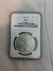 1922 NGC MS64 Peace Silver Dollar