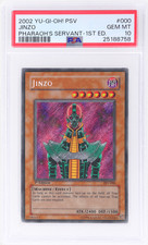 2002 Yu-Gi-Oh! Pharaoh's Servant Jinzo 1st Edition #PSV-000 PSA 10