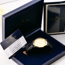 1986 Vintage Baume Mercier Riviera 5131 Two-Tone Quartz Watch with Papers & Box 3