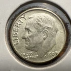 1964 D Roosevelt Dime BU Uncirculated Mint State 90% Silver 10c Free Shipping.