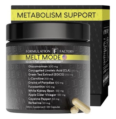 Formulation Factory Metabolism Support Melt Mode Natural Thermogenic 120 Capsule
