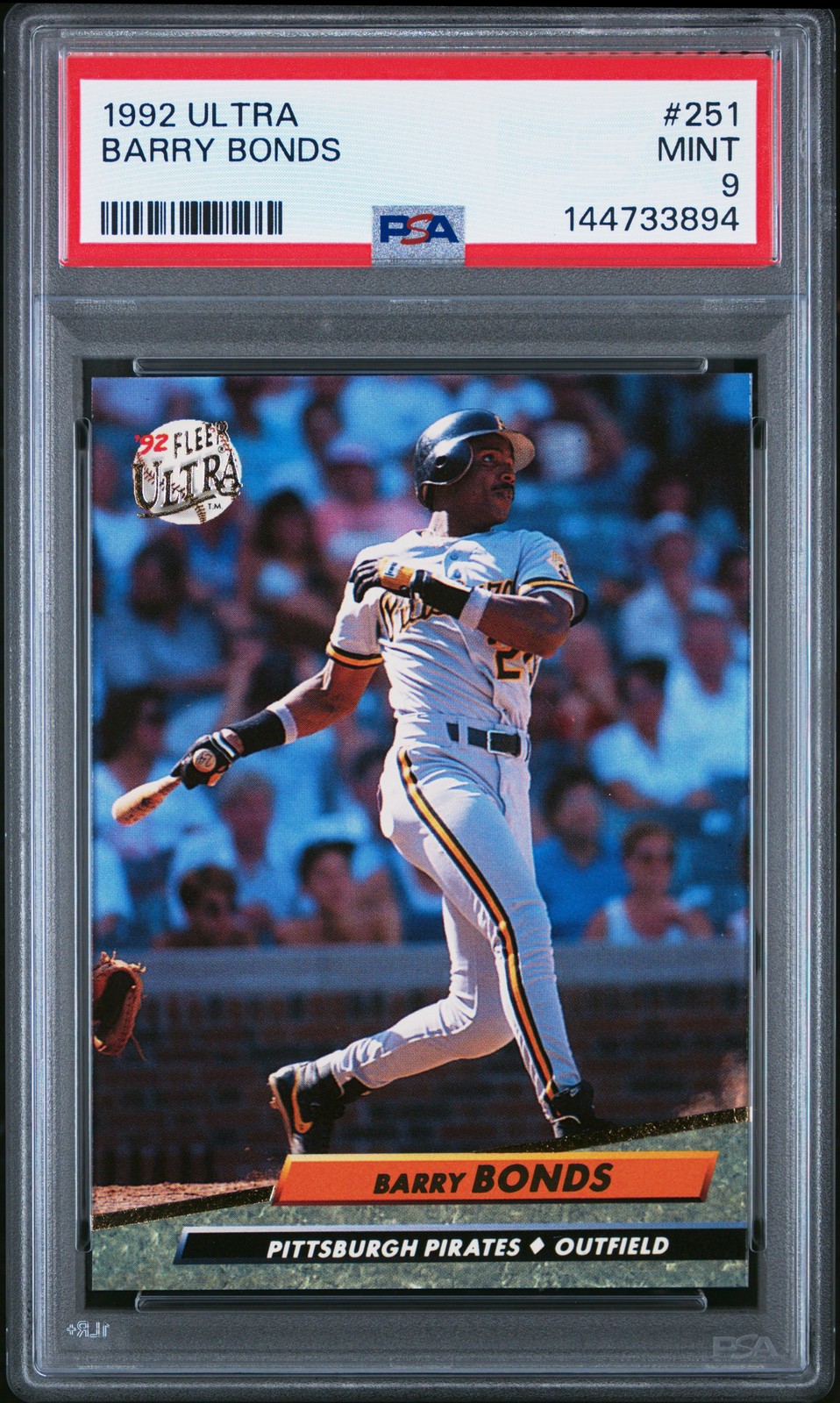 1992 ULTRA #251 BARRY BONDS PSA 9