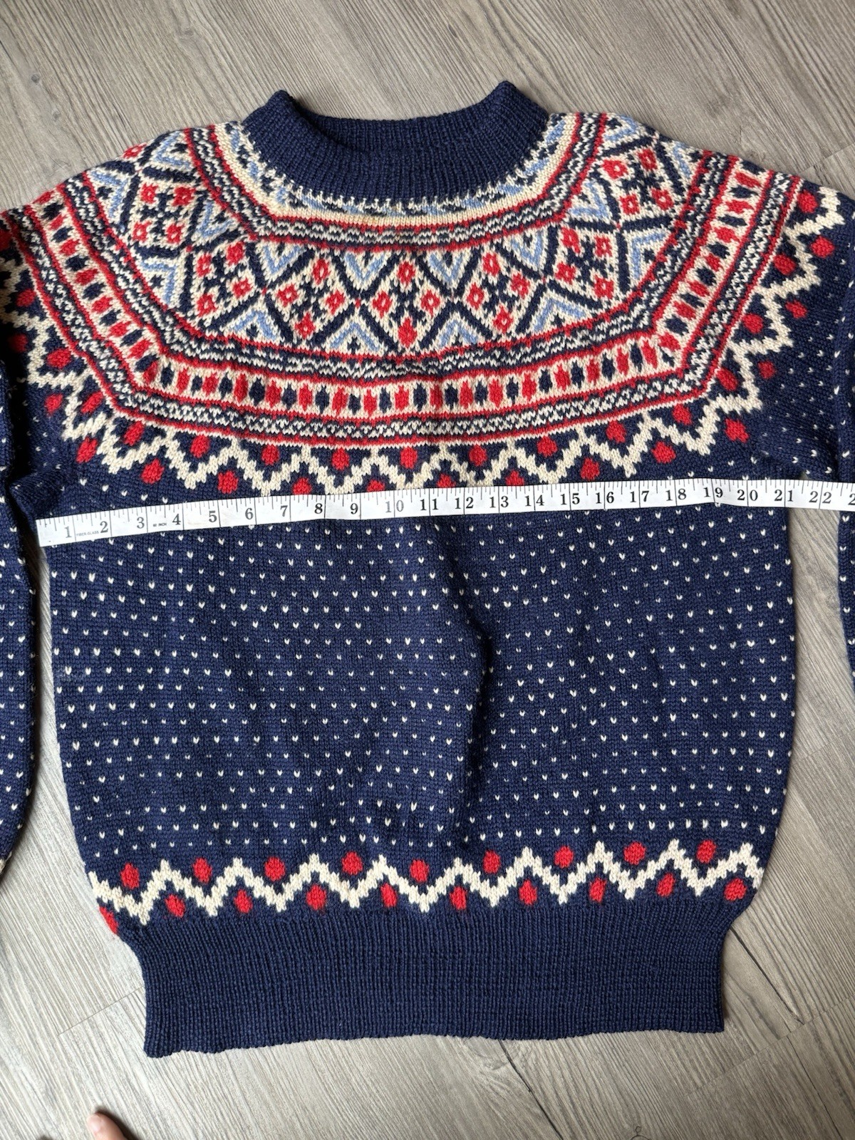 Vintage Abercrombie & Fitch Paul Mage Denmark Wool Fair Isle Nordic Sweater image 5