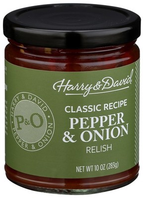 HARRY & DAVID RELISH PEPPER & ONION 10 OZ