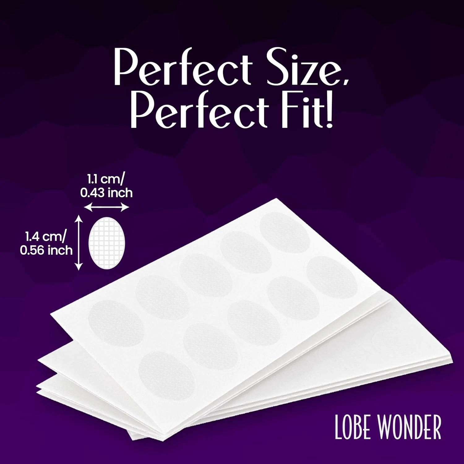 Lobe Wonder - the ORIGINAL Ear Lobe Support Patch for Pierced Ears - Eliminates  image 6