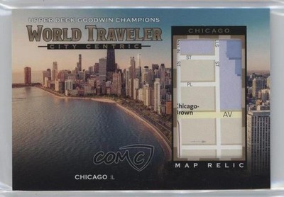 2023 Goodwin Champions World Traveler City Destinations Map Relics Chicago 0sx6