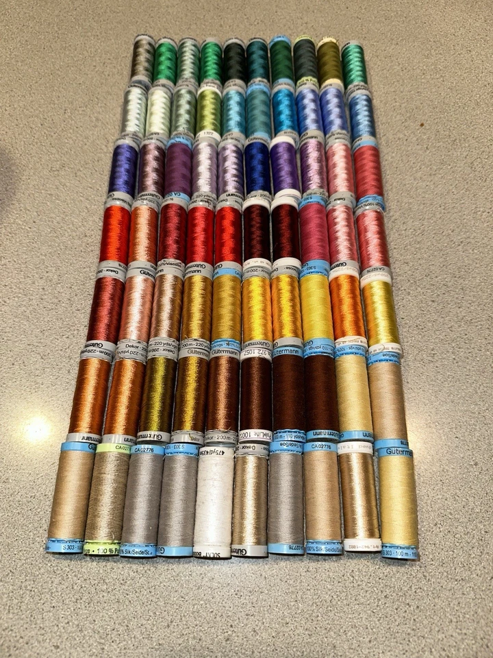 70 Spool Lot Of Gutermann And Sulky Embroidery Thread - Image 2 of 4