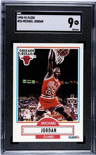 1990-91 Fleer #26 Michael Jordan SGC 9