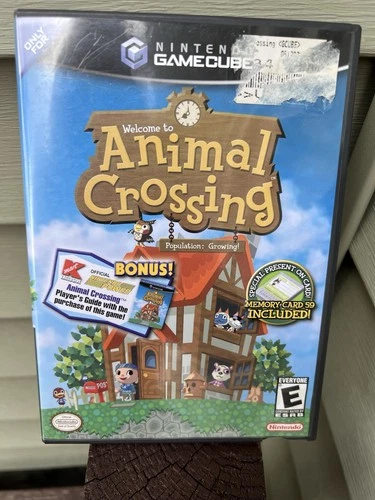 Nintendo GameCube Animal Crossing w/ Manual & Memory Card Simulation NTSC-U/C