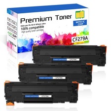 3PK Toner Compatible HP 79A CF279A Laserjet Pro MFP M26a M26nw M12a M12w