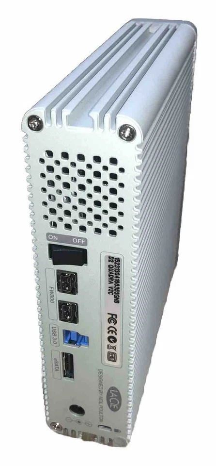 LACIE d2 Quadra V3C | 2TB Desktop External HDD | USB 3.0 + FireWire 800 + eSATA - Image 3 of 4