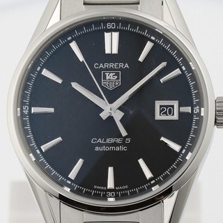 RELOJ TAG HEUER CARRERA CALIBRE 5 AUTOMÁTICO WAR211A.BA0782 39MM NEGRO $1 NR 10/9