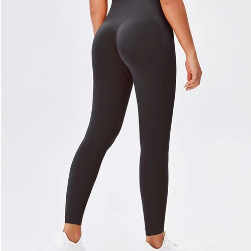 Mujeres Leggings Pantalones de Yoga Forrados Suave Elastizados Butt Delgados Sólidos Ajustados Gimnasio Entrenamiento - Imagen 7 de 32