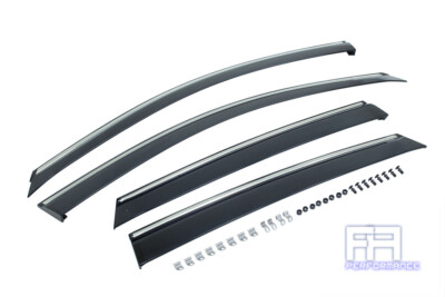 Manzo Window Visors Rain Wind Guards Shade *Clip on* For Honda CR-V CRV 07-11