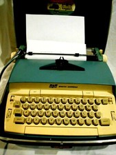 Vintage Smith Corona Coronet Electric Portable Typewriter in Original Case thumbnail
