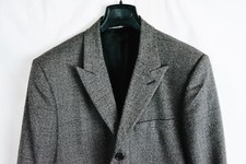 Dior Homme Brown Grey Static Glen Plaid Suit Jacket Blazer Pants 40 50 New Slim